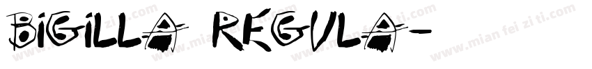Bigilla Regula字体转换